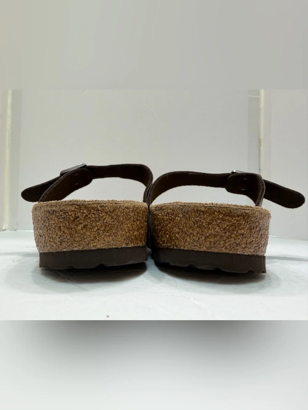 Birkenstock Mayari Brown Oiled Leather Sandals Women Size 9 / Men 7 (EU 40)